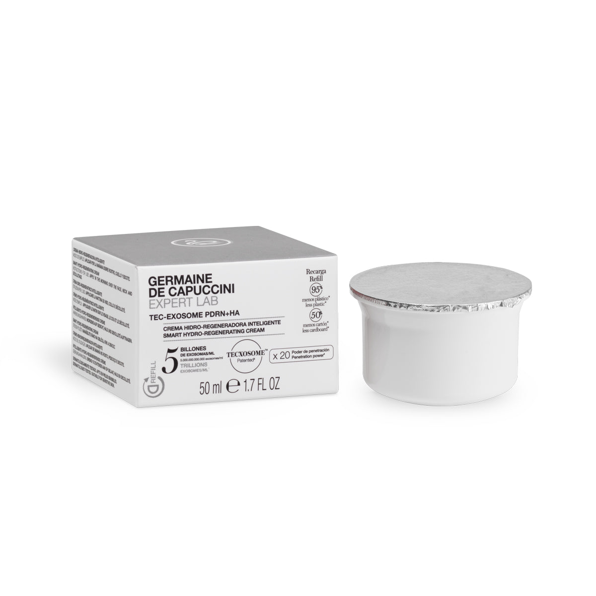Smart Hydro-Regenerating Cream - Eco Refill 50ml (Tec-Exosome)